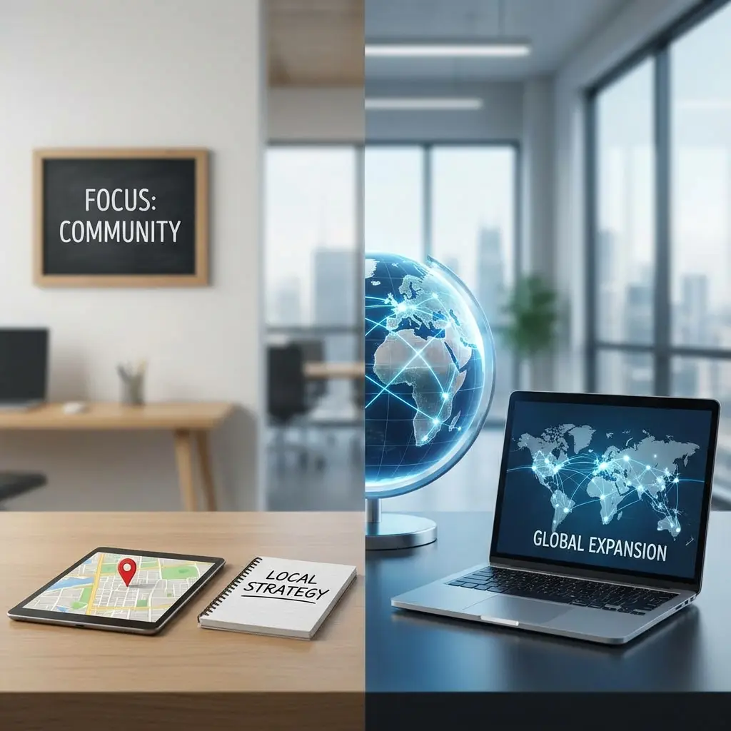 Ego vs bolsillo: tráfico masivo vs conversión local en estrategia digital B2B